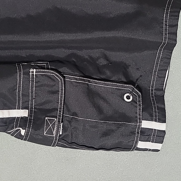 OP Men's Black Swim Trunks - Size XL - Picture 6 of 12